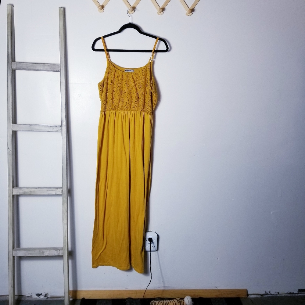Bailey Blue Yellow Maxi Dress